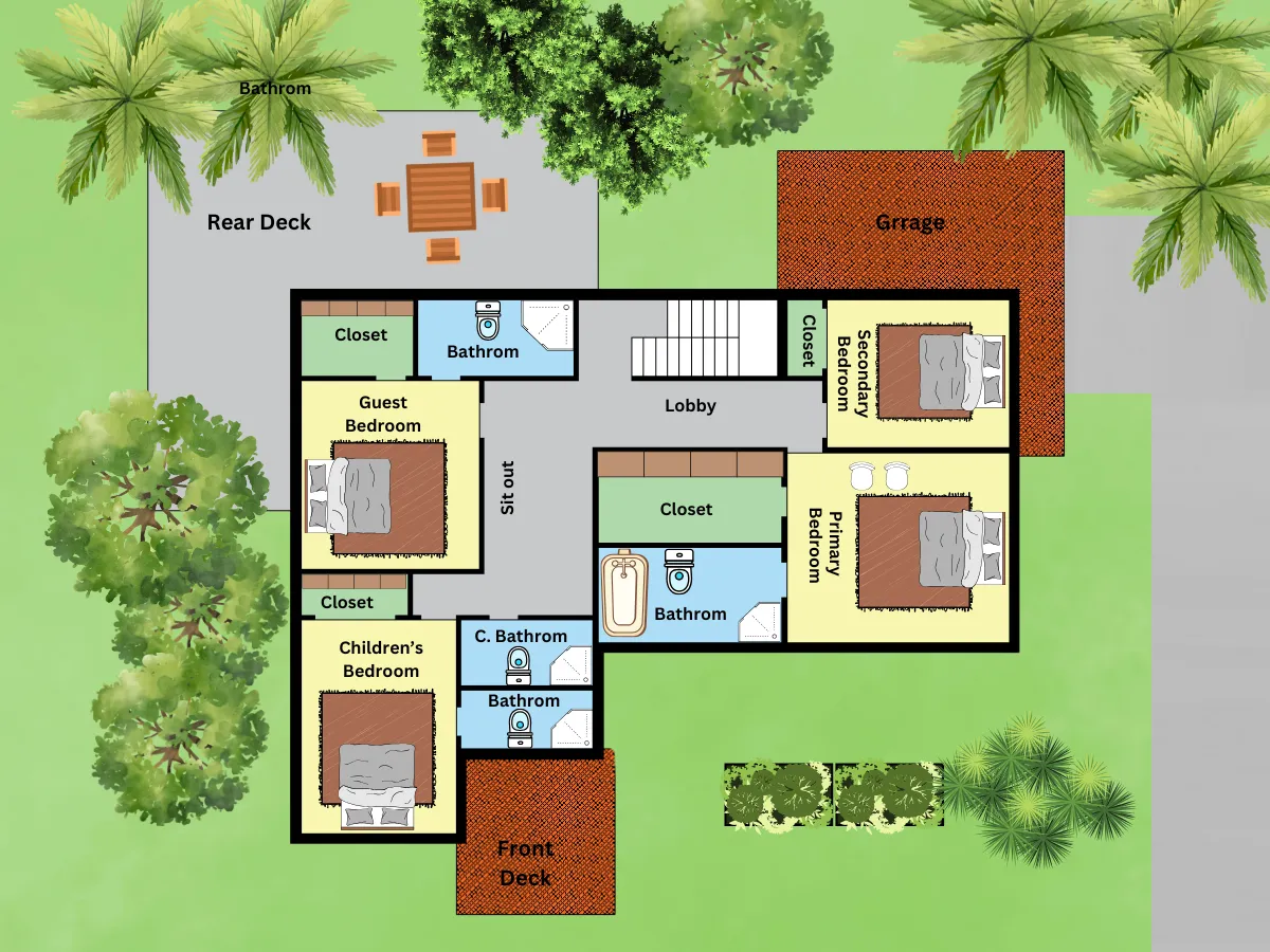 create functional 2d floor plans