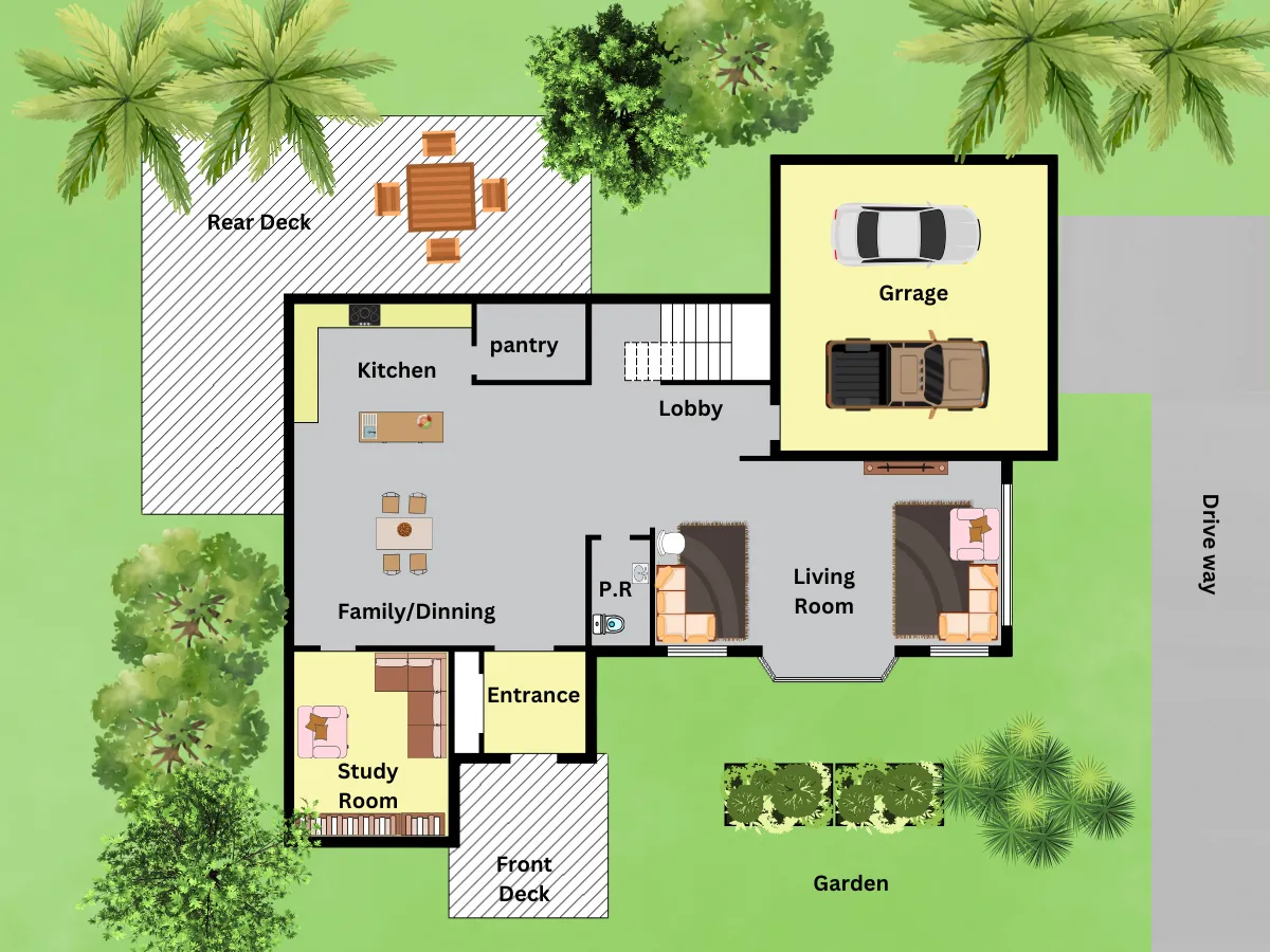 create functional 2d floor plans