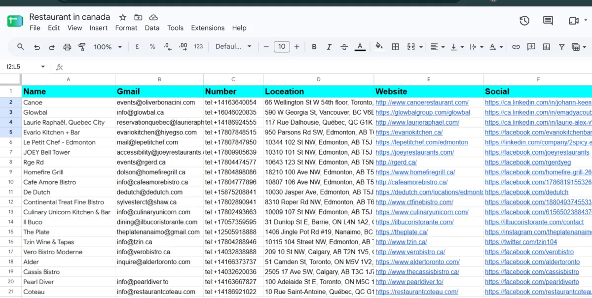 google map scraping for targeted b2b leads and business data