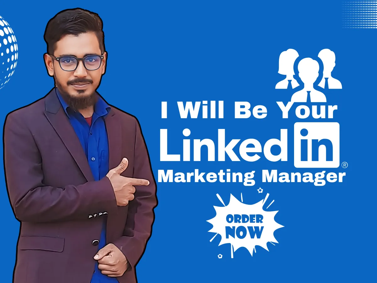 Be Your Expert LinkedIn Marketing Manager for Personal Branding & Business Growth