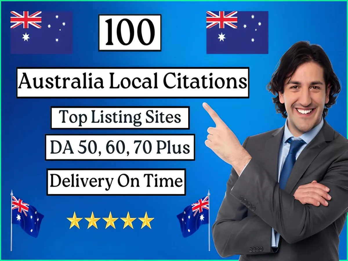 100 High Quality Australian Local Citations