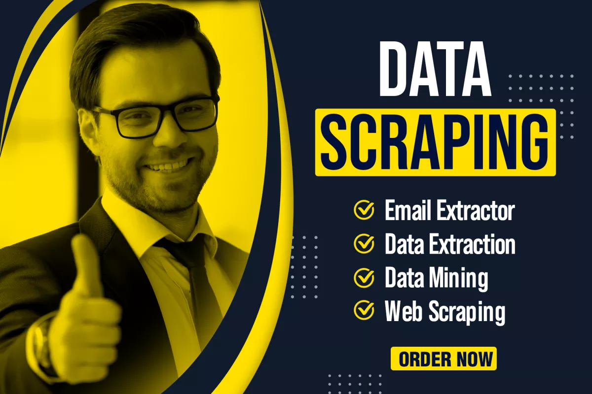Data Scraping, Email Extractor, Data extraction, Data Mining, Web Scraping, Linkedin Data Scraping