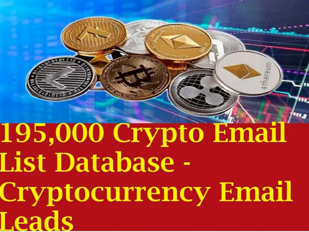 Give You 195,000 Crypto Email List Database - Cryptocurrency Email Leads