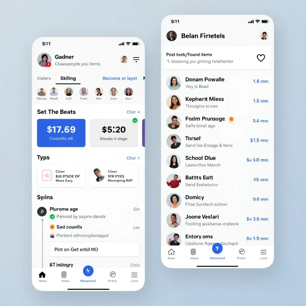 I will develop a lost and found  free donation app with map, chat and AI match system