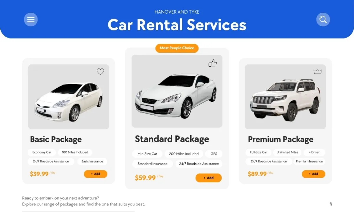 create car rental website, car rental, car rental booking