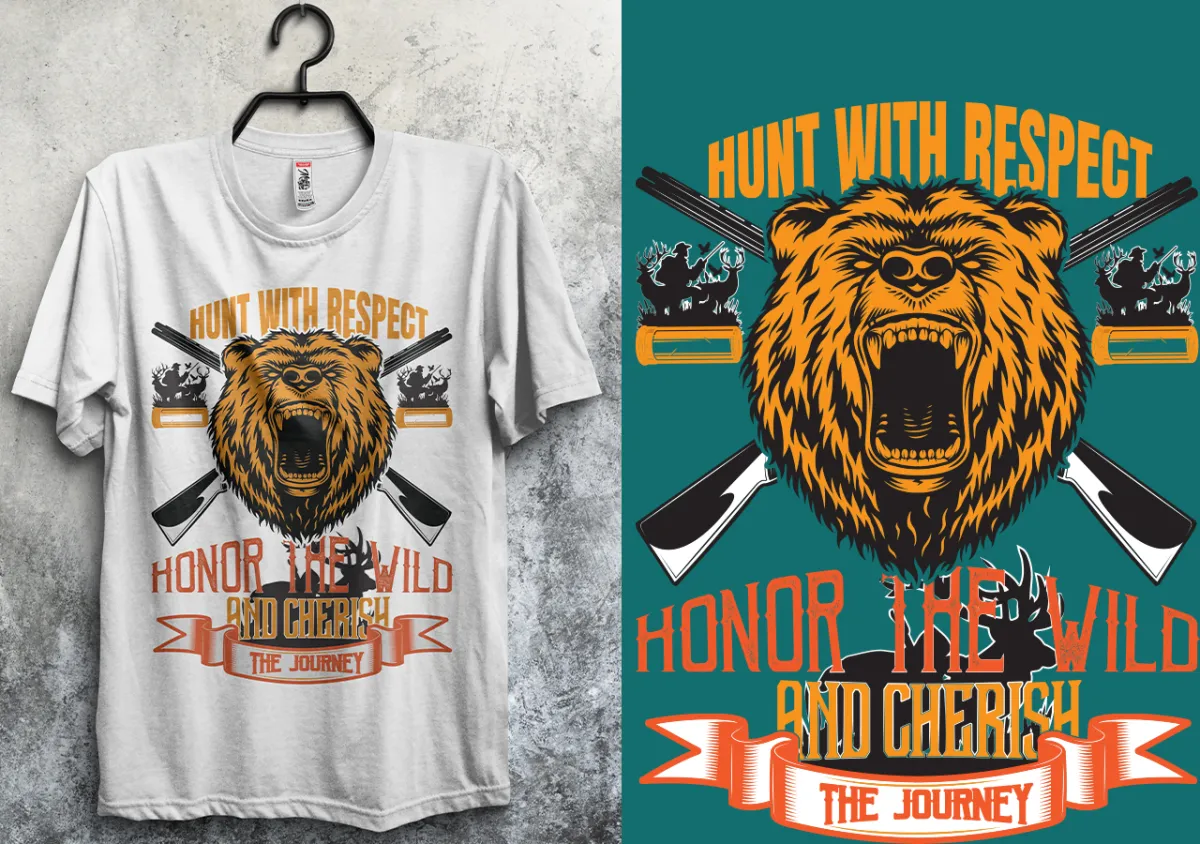 I will do awesome hunting typography design