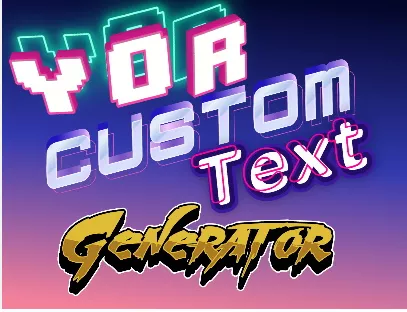 create animation text effects