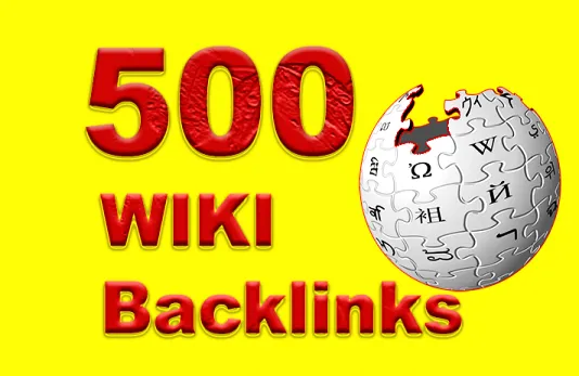 I will create 500 Indexable wiki Backlinks