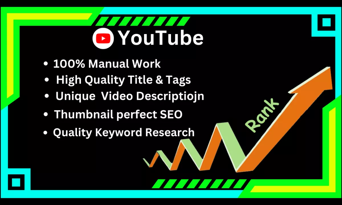 do best organic youtube video SEO and promote