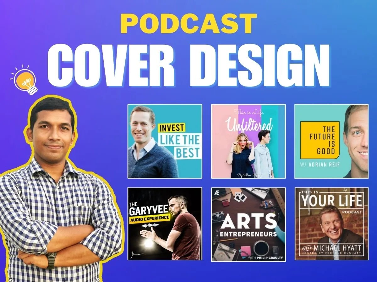 design professional podcast cover art and logo very quickly