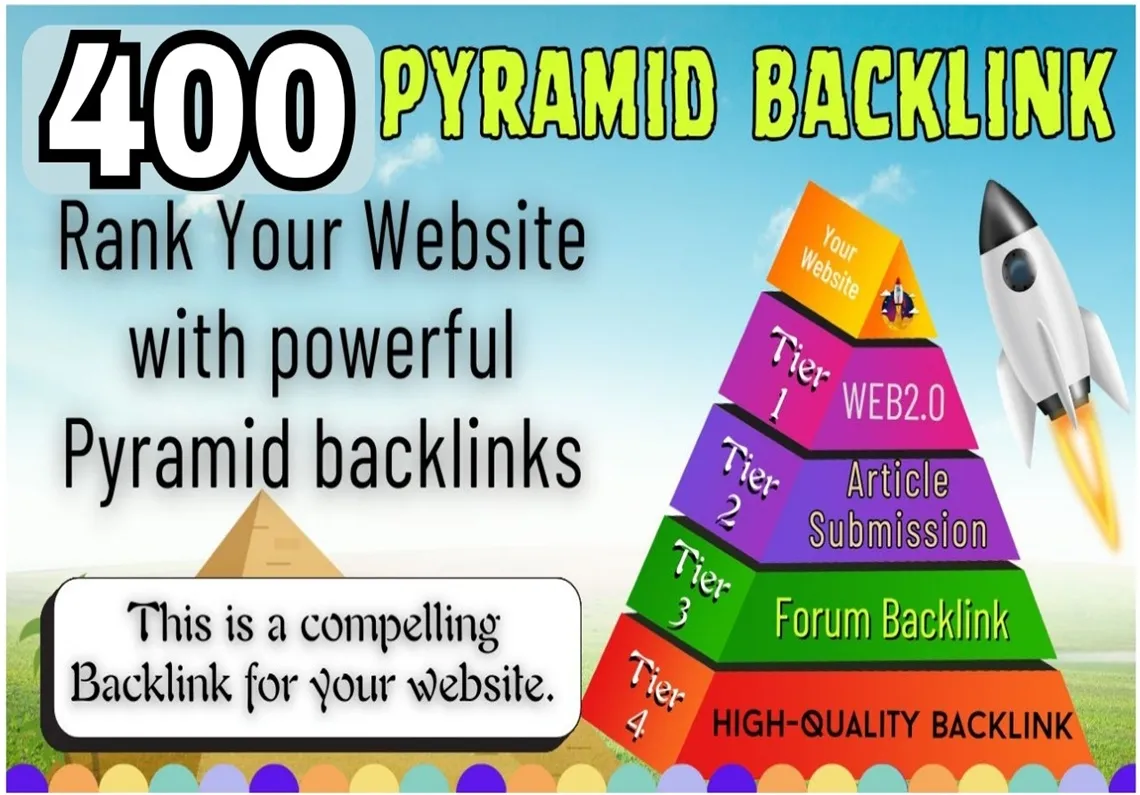  Provide High-Quality SEO Link Pyramid Backlinks to Boost Your Website Rankings Fast