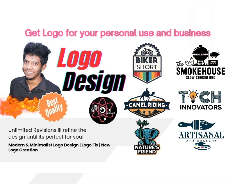 I do custom logo design for your personal use and business.