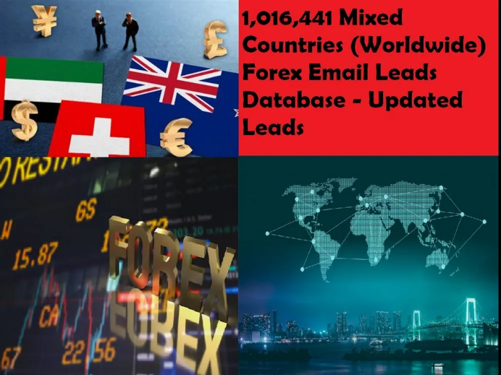 Give You 1,016,441 Mixed Countries (Worldwide) Forex Email Leads Database