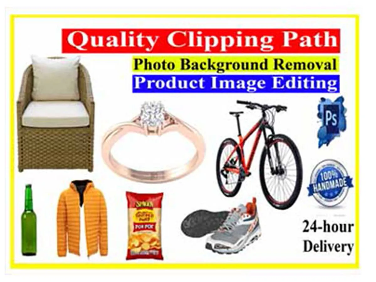 I will do  background removal, clipping path super fast delivery