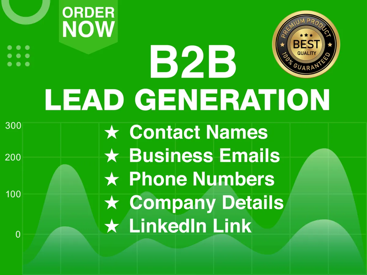 I will provide you with verified B2B leads from any Industry