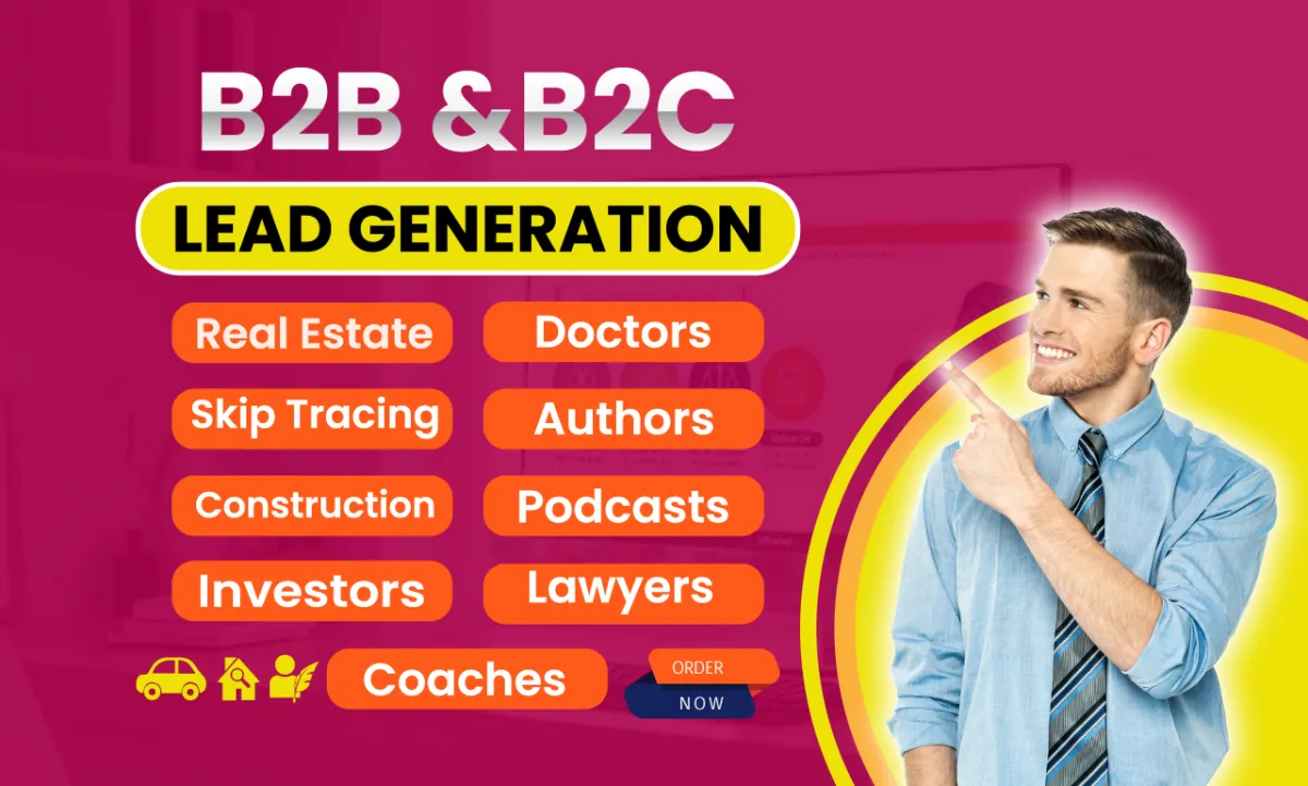 provide leads for real estate, doctors, authors, lawyers,coaches leads