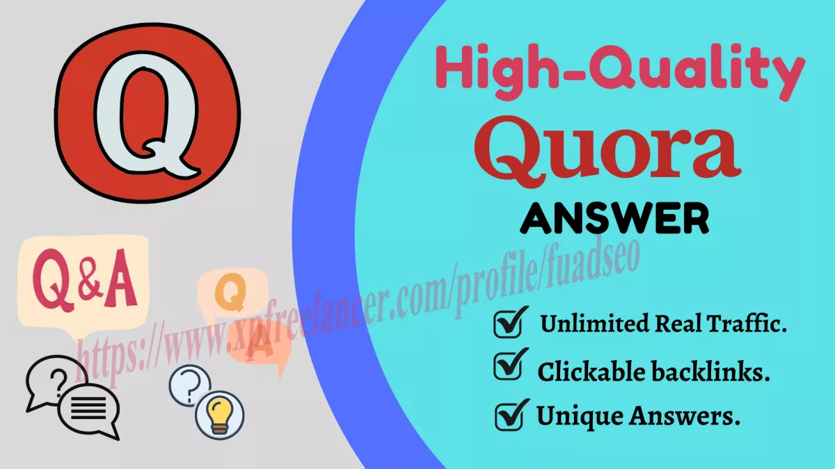 Skyrocket Your Website with Powerful 10+ Quora Answer Backlinks and Contextual Links