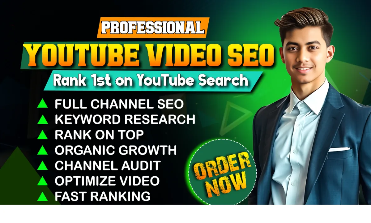  do youtube video SEO expert and channel growth manager