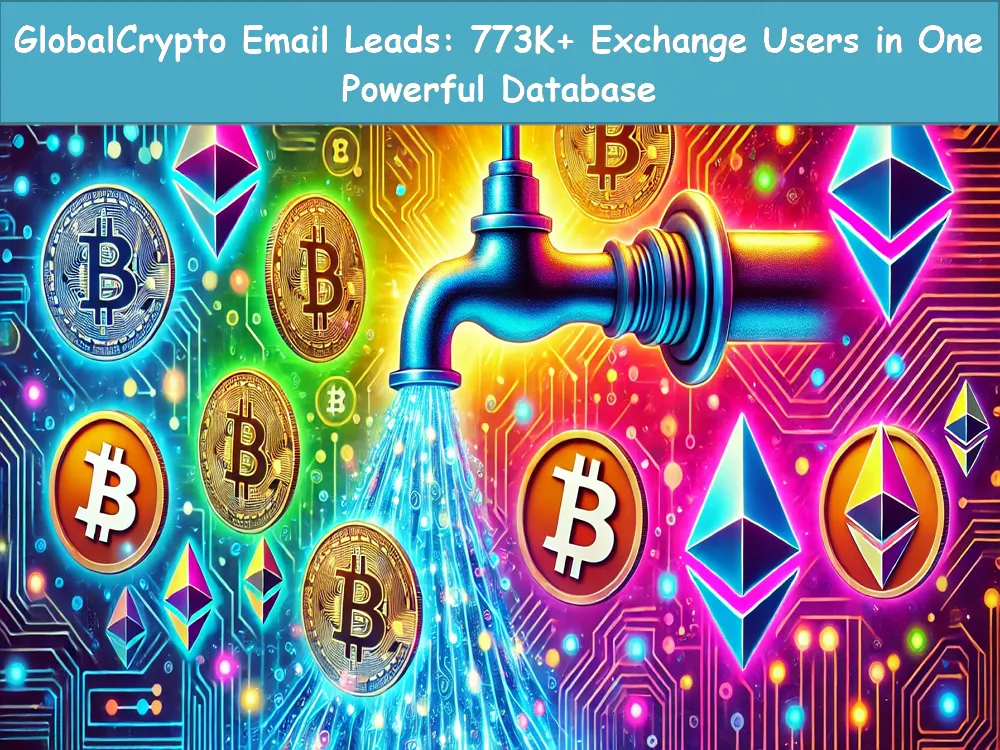 GIVE You 773,000+ Globalcrypto Exchange Email Leads Database