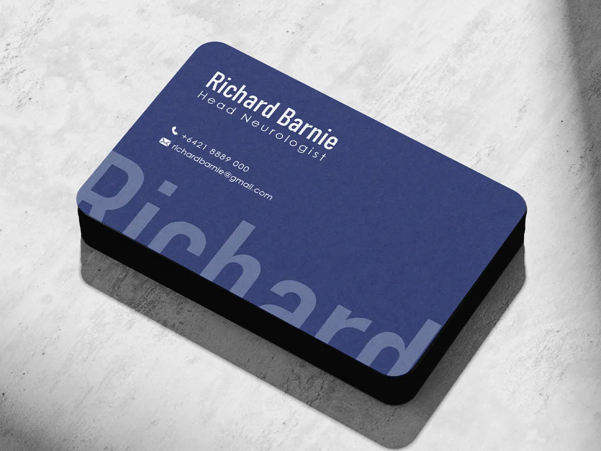 do minimalist, clean and luxury business card design for you