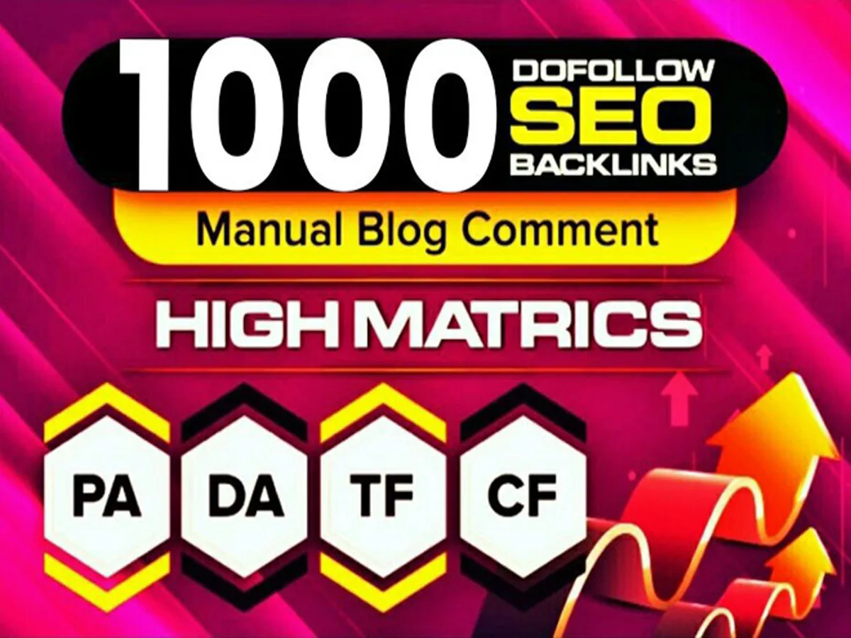 I will 1000 High Quality Blog Comments Backlinks Low OBL