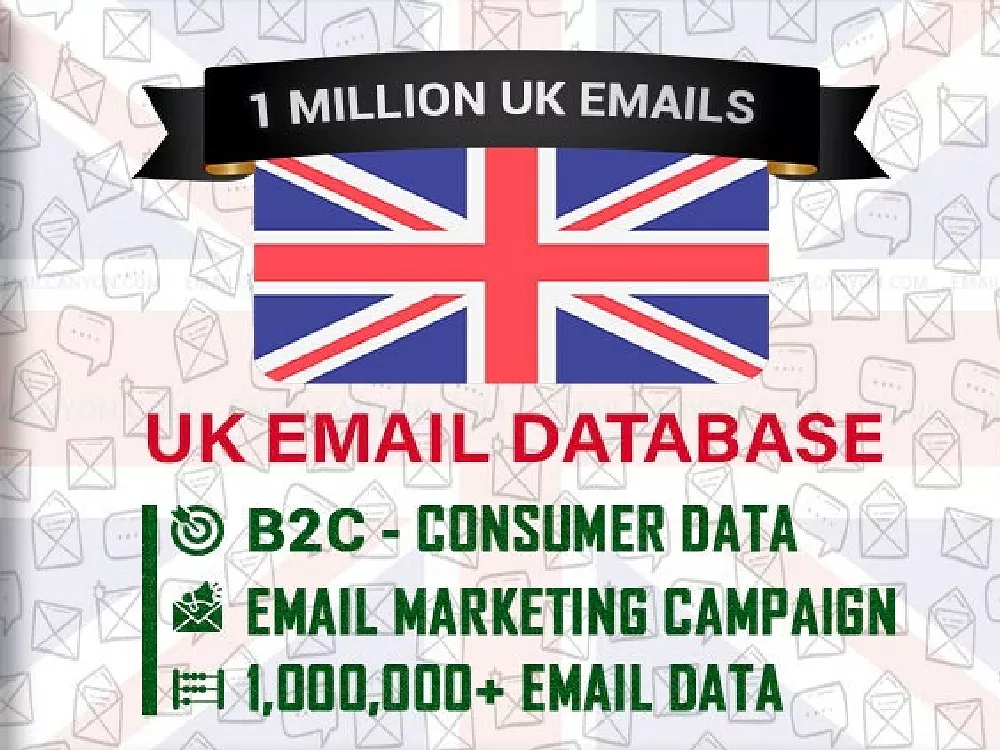 Provide You 1 Million UK Consumer (B2C) Leads Database Within 1 Hour