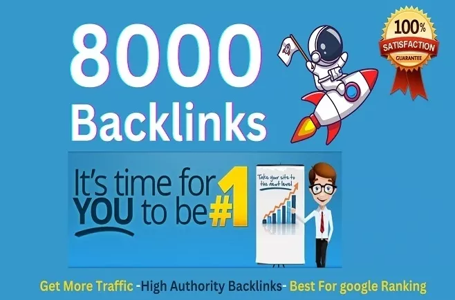 8000 SEO Backlinks Edu-Wiki-Forum, Social Profiles, Web 2.0-PBN Mix -Tig4 For Website Google Ranking
