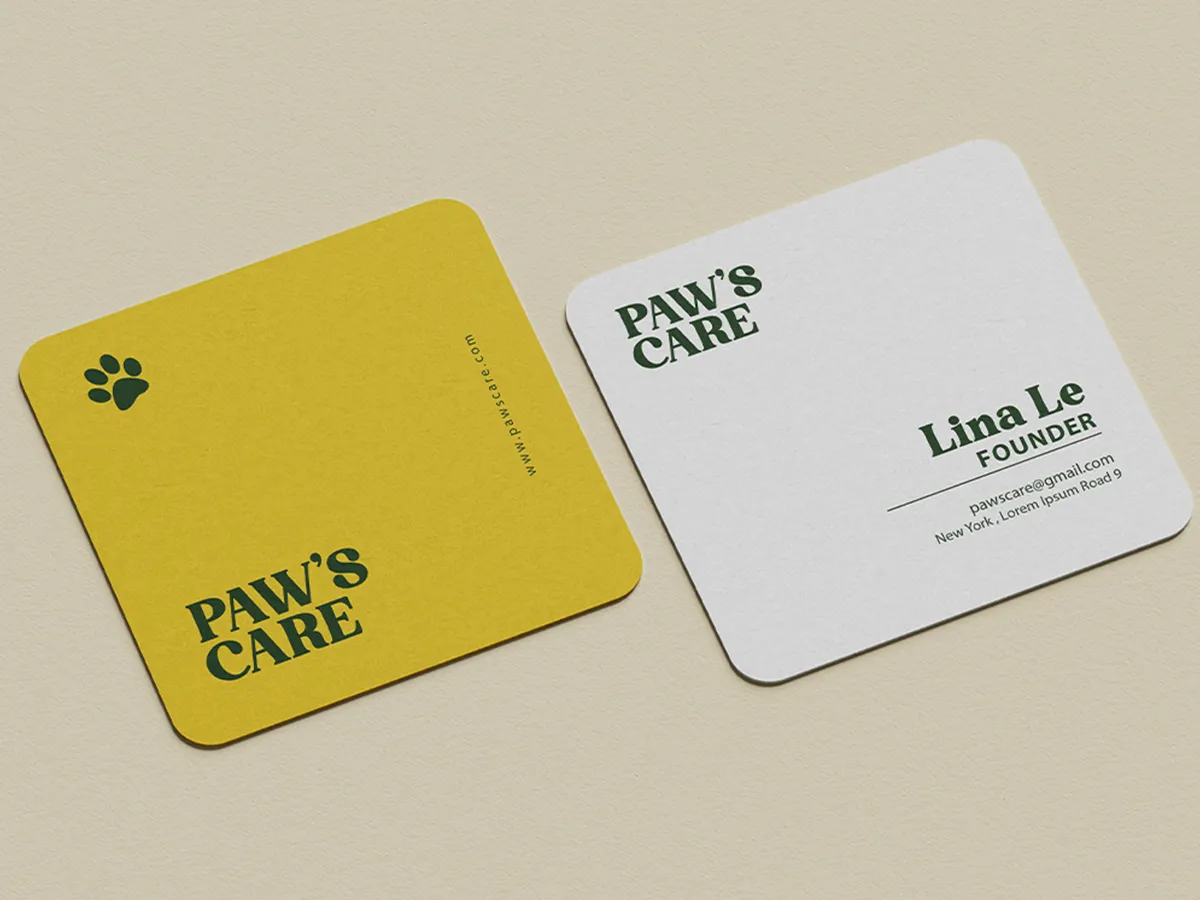 do minimalist, clean and luxury business card design for you