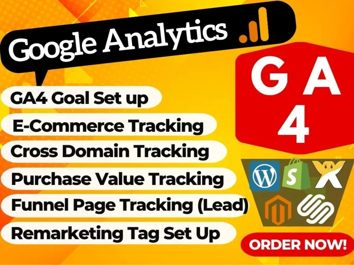  fix or setup google analytics 4, ga4 ecommerce tracking, conversion tracking GTM