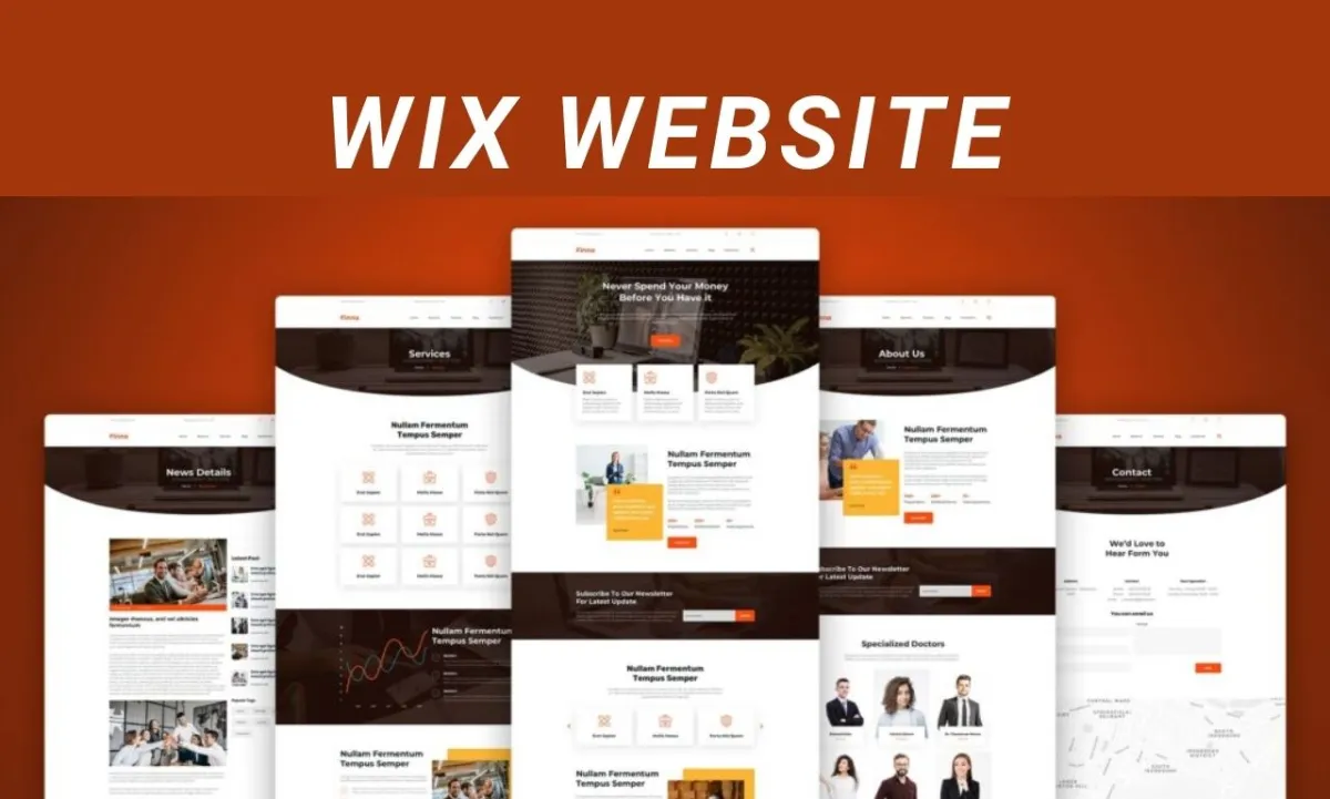 create a wix website or redesign wix website