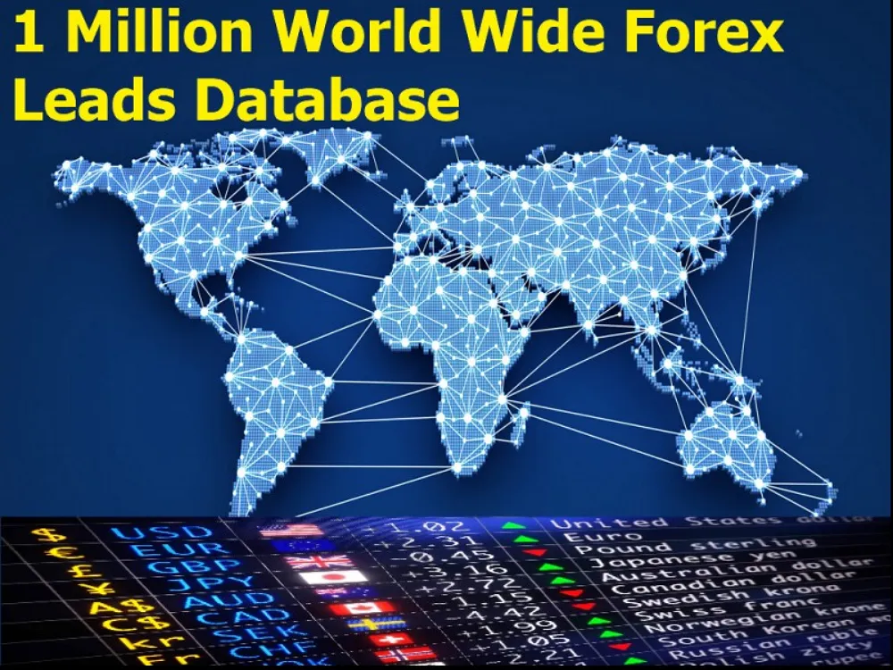 Give You 1 Million Worldwide Forex Traders and Users  Leads Database