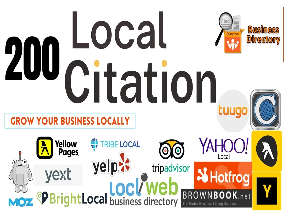 Build local citations and directory listings upto 200 citations backlinks