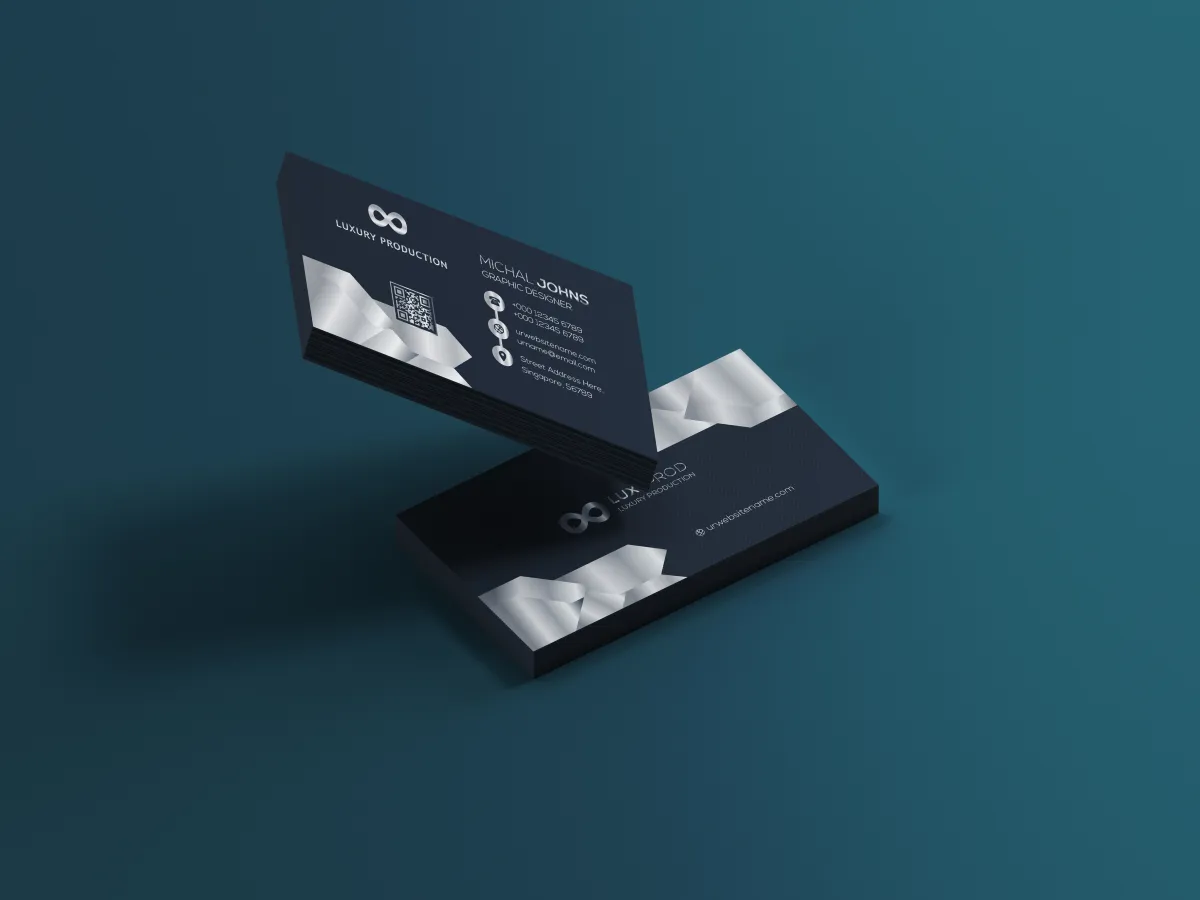 do professional minimalist luxury business card design