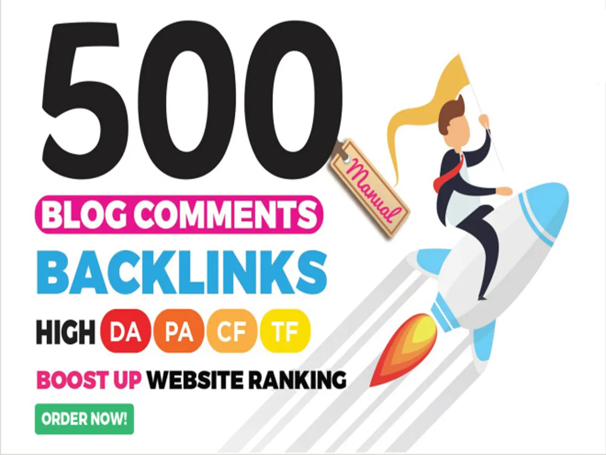 500 high quality seo dofollow manual blog comments backlinks