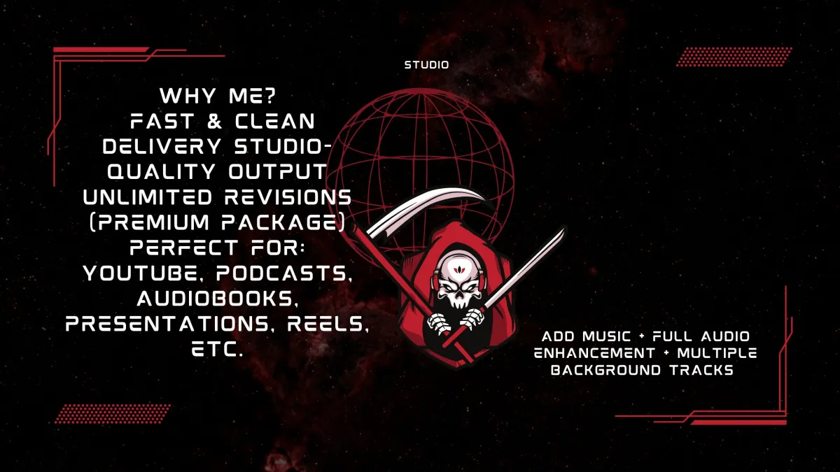 add perfect background music to your audio or video etc
