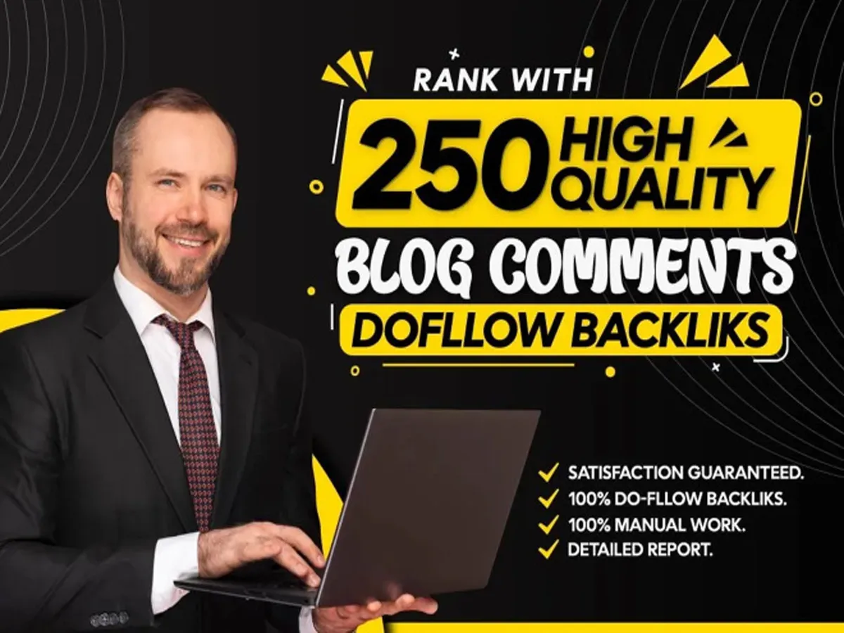 I will create 250 high quality dofollow blog comment SEO backlinks