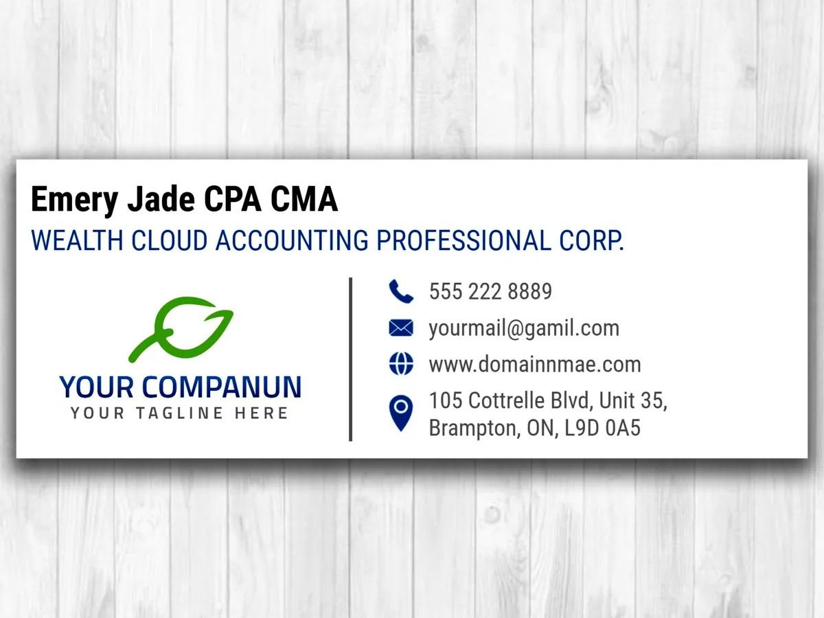 create a responsive, clickable HTML email signature