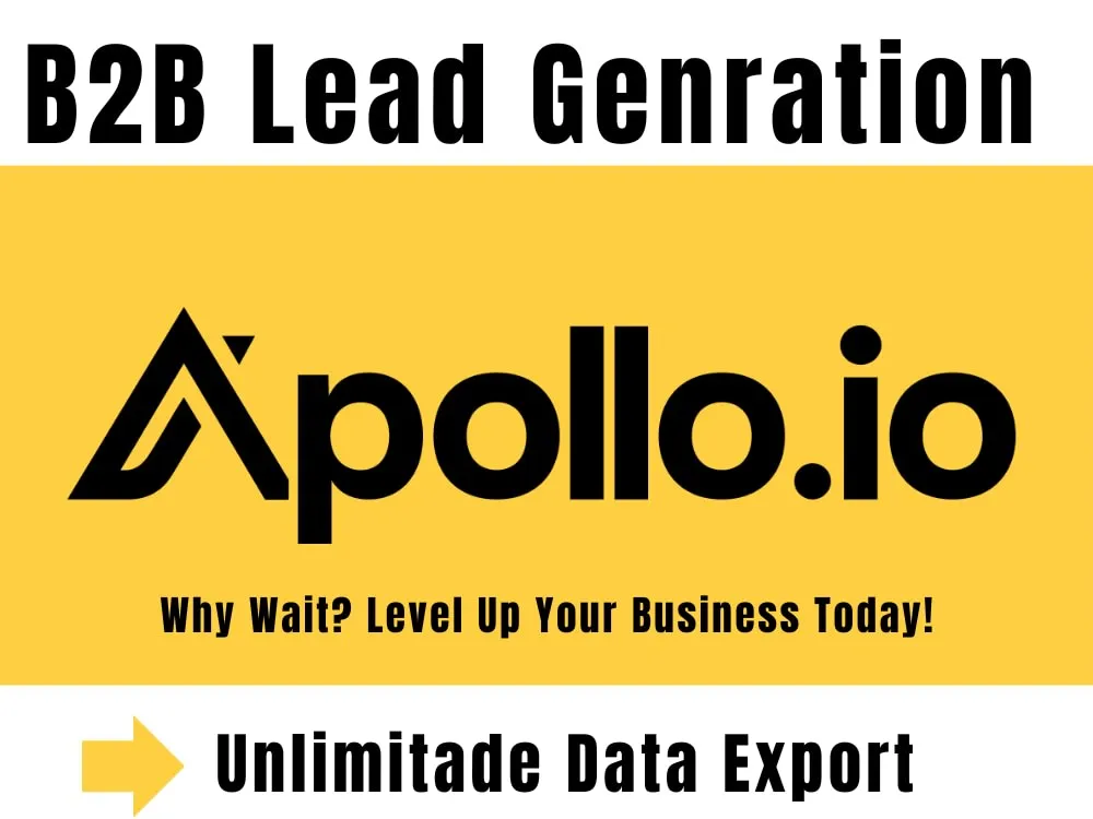 Give You 1 Million Verified and Updated Apollo io Leads Database
