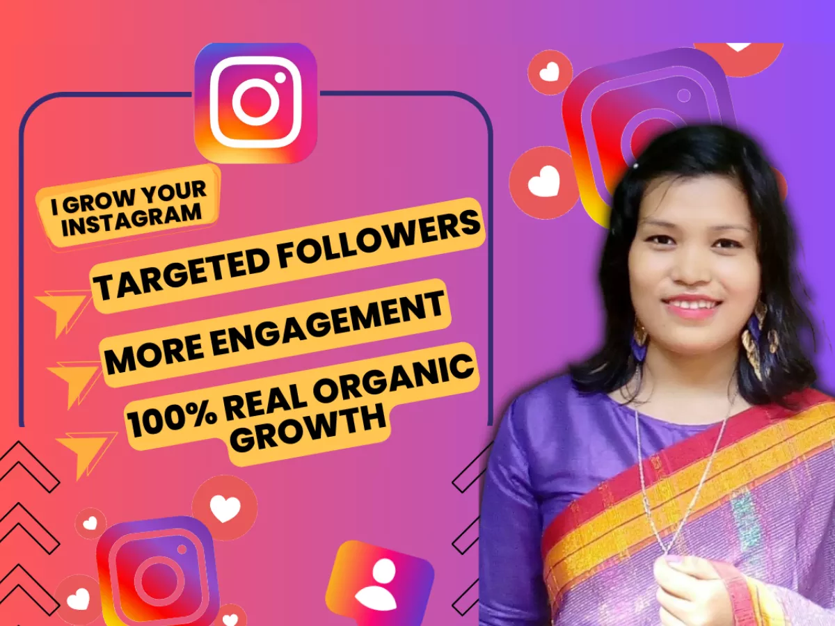 I will organically grow your instagram account for organic growth