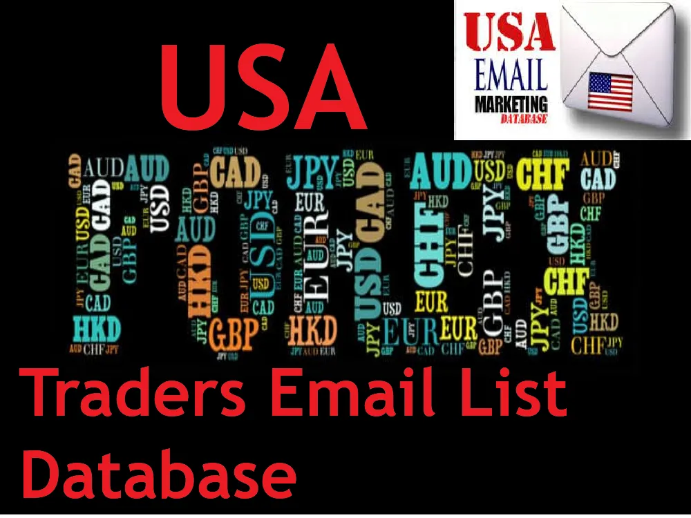 Send You 103,000 Active, Updated and Verified USA Forex Traders Email Leads