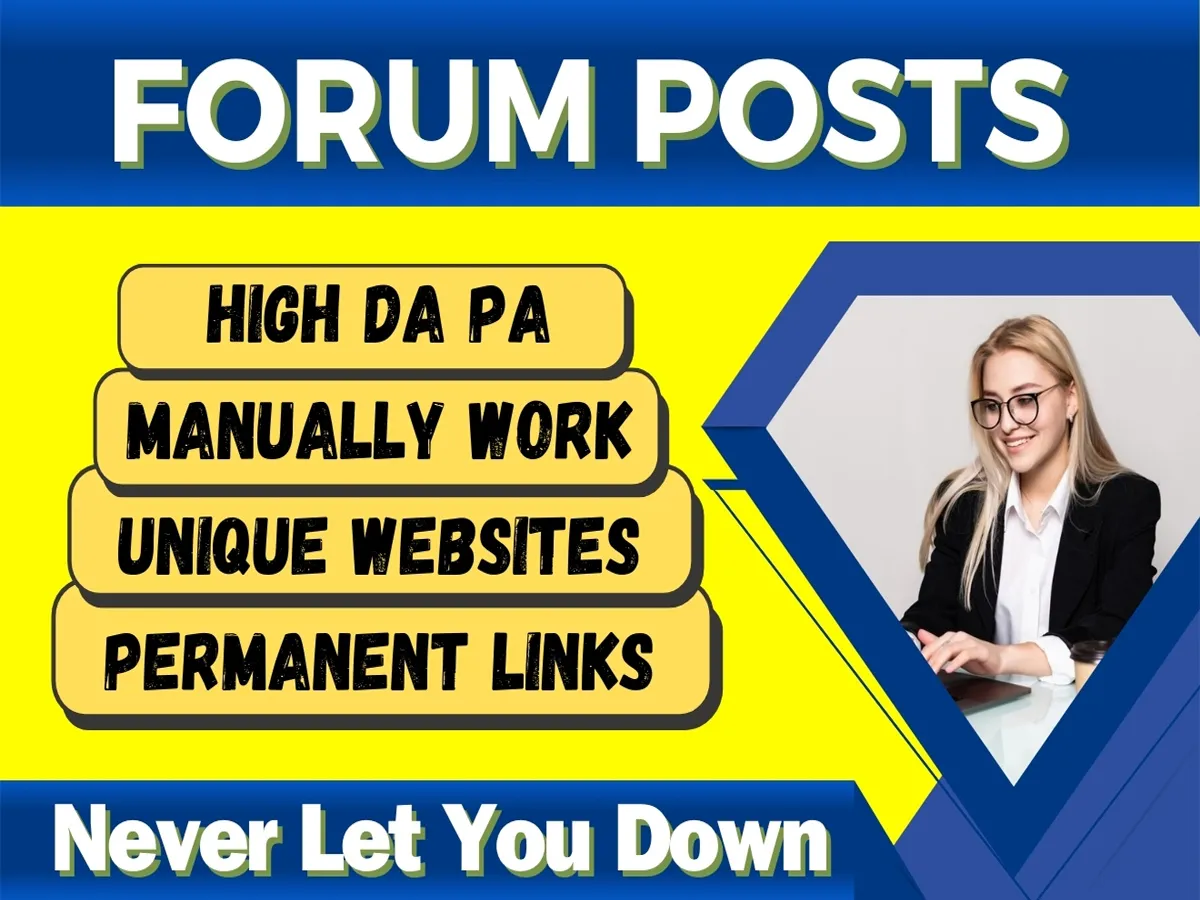 Build 50 forum posts or forum posting backlinks