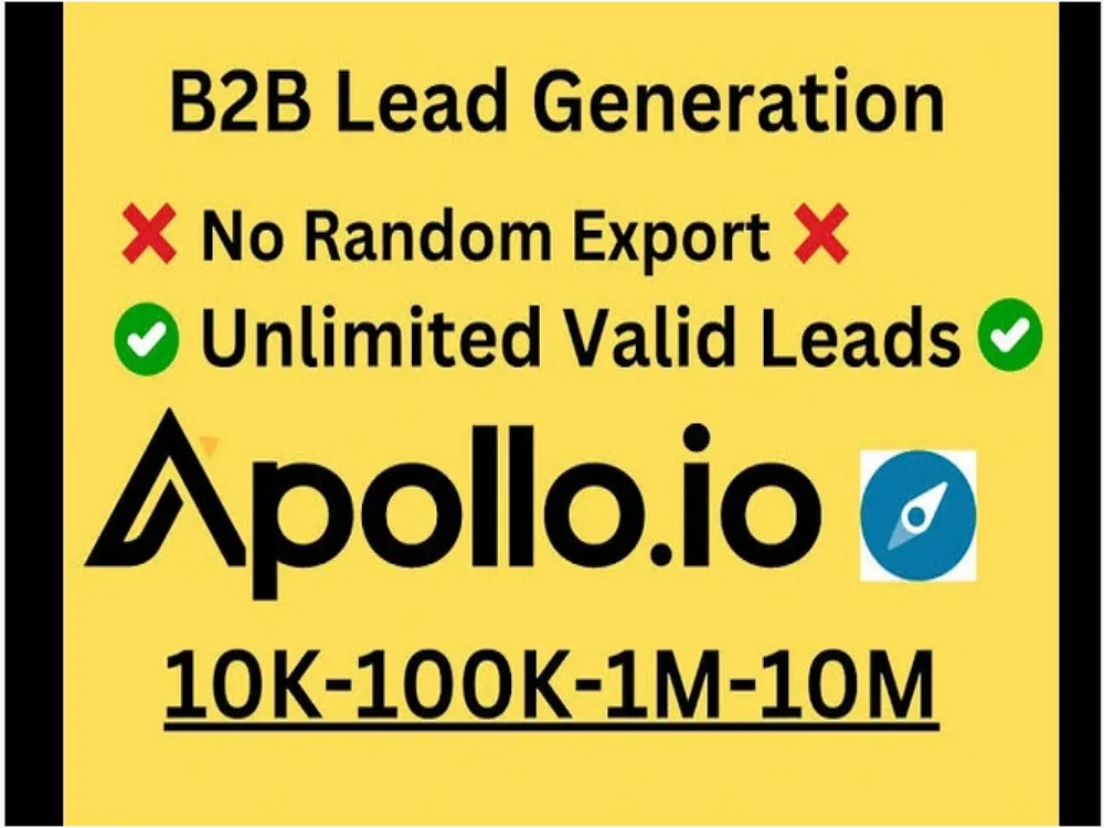 Give You 600,000+ Belgium Apollo io Leads Database