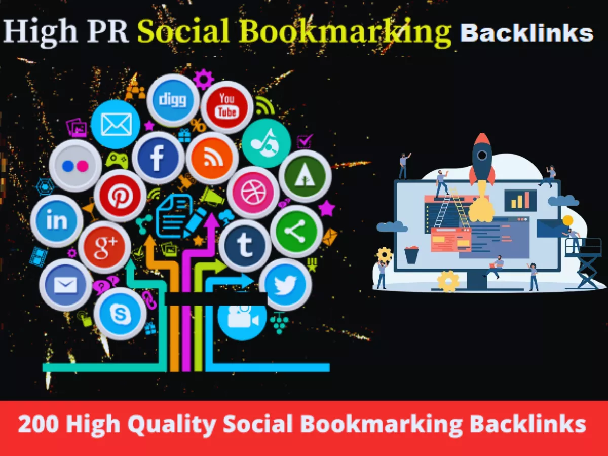 Get High PR 200 Social Bookmarking Backlinks