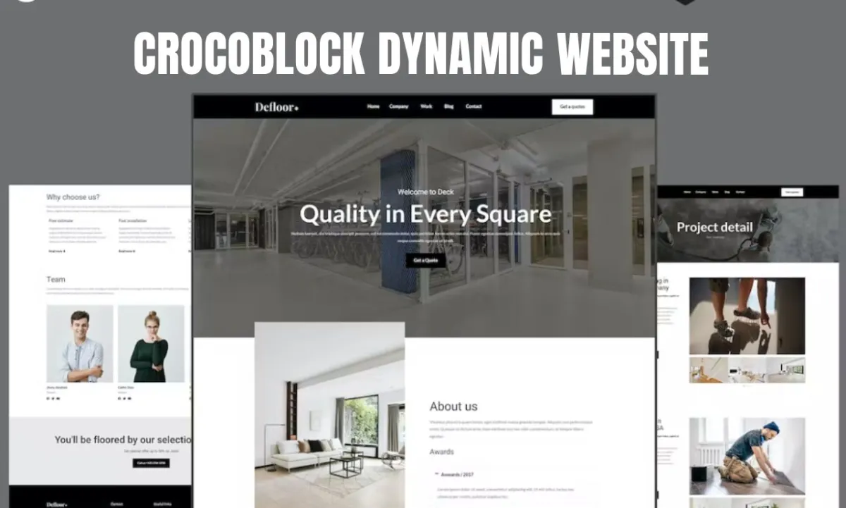 create modern wordpress website using elementor and crocoblock