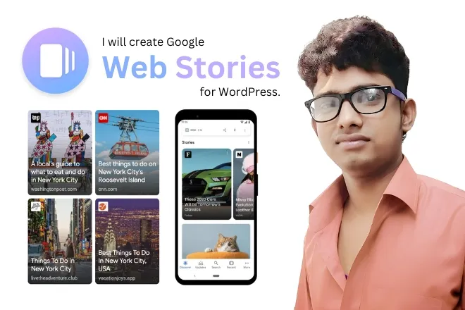 I will create Google Web Stories for WordPress