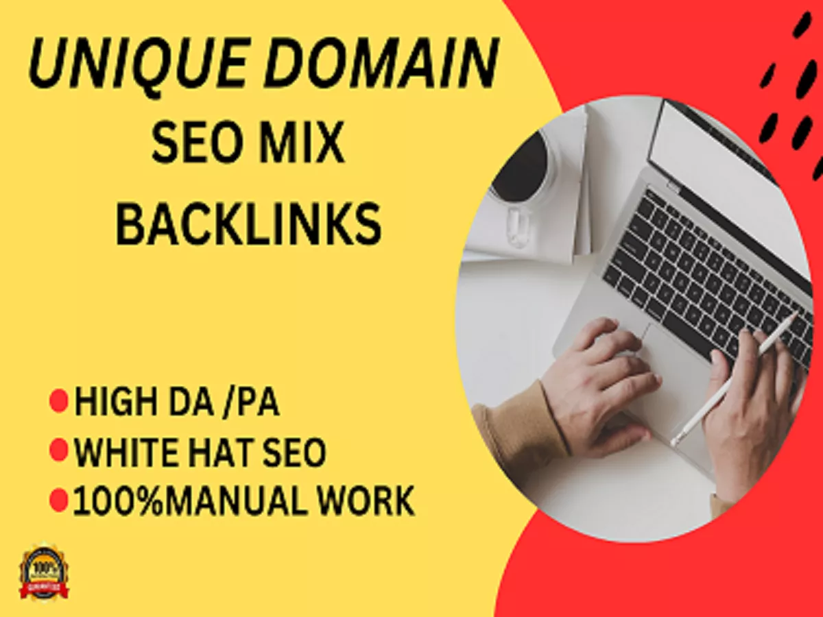 I will manually provide mix backlinks to high da pa websites