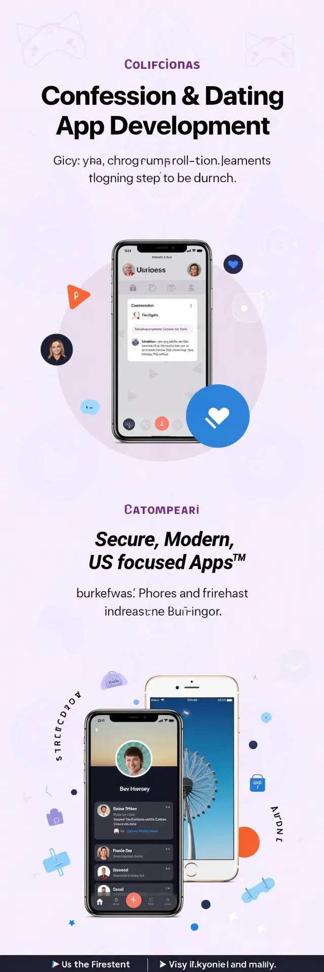 I will build your anonymous confession or modern dating app with Flutter