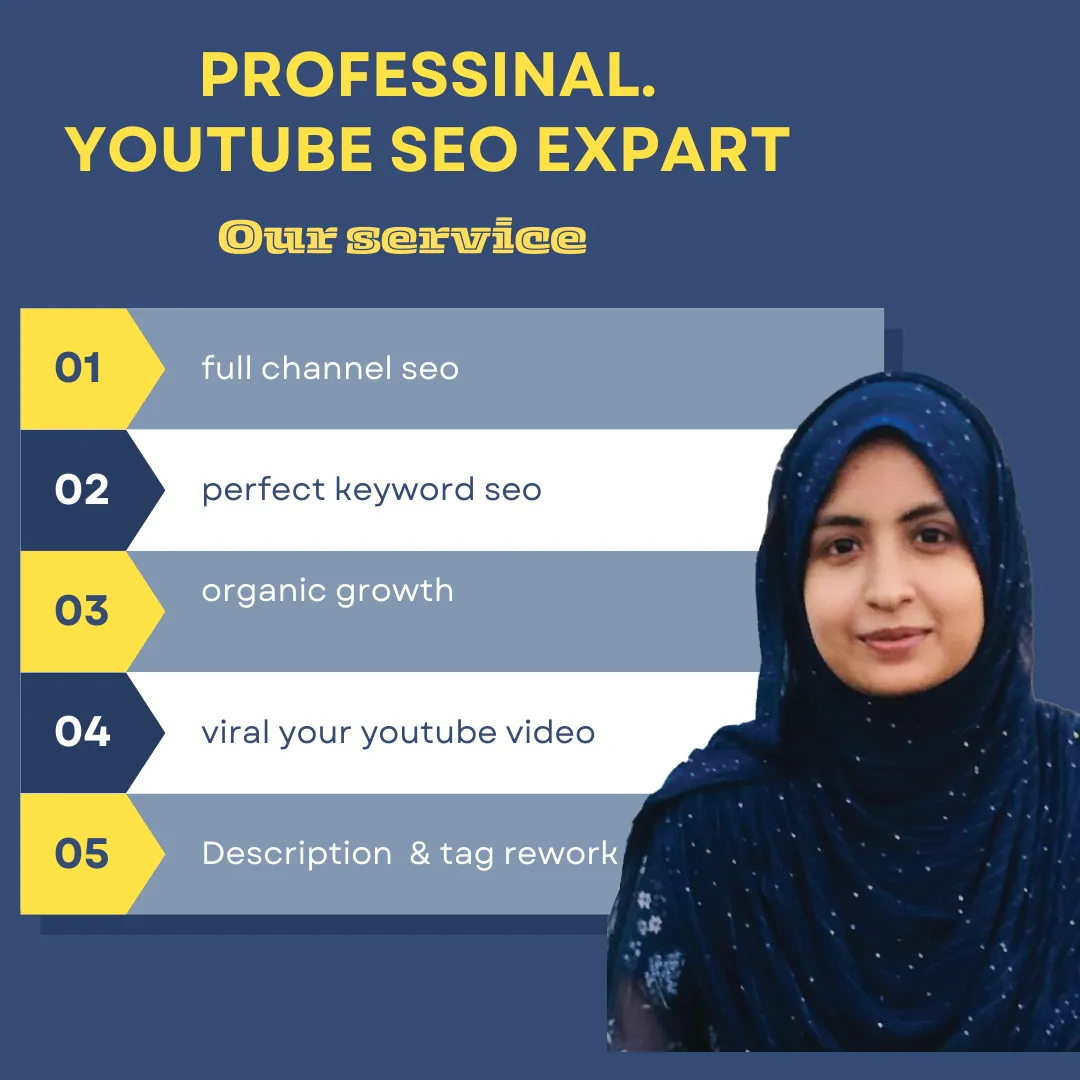 be your youtube video SEO expert for fast ranking