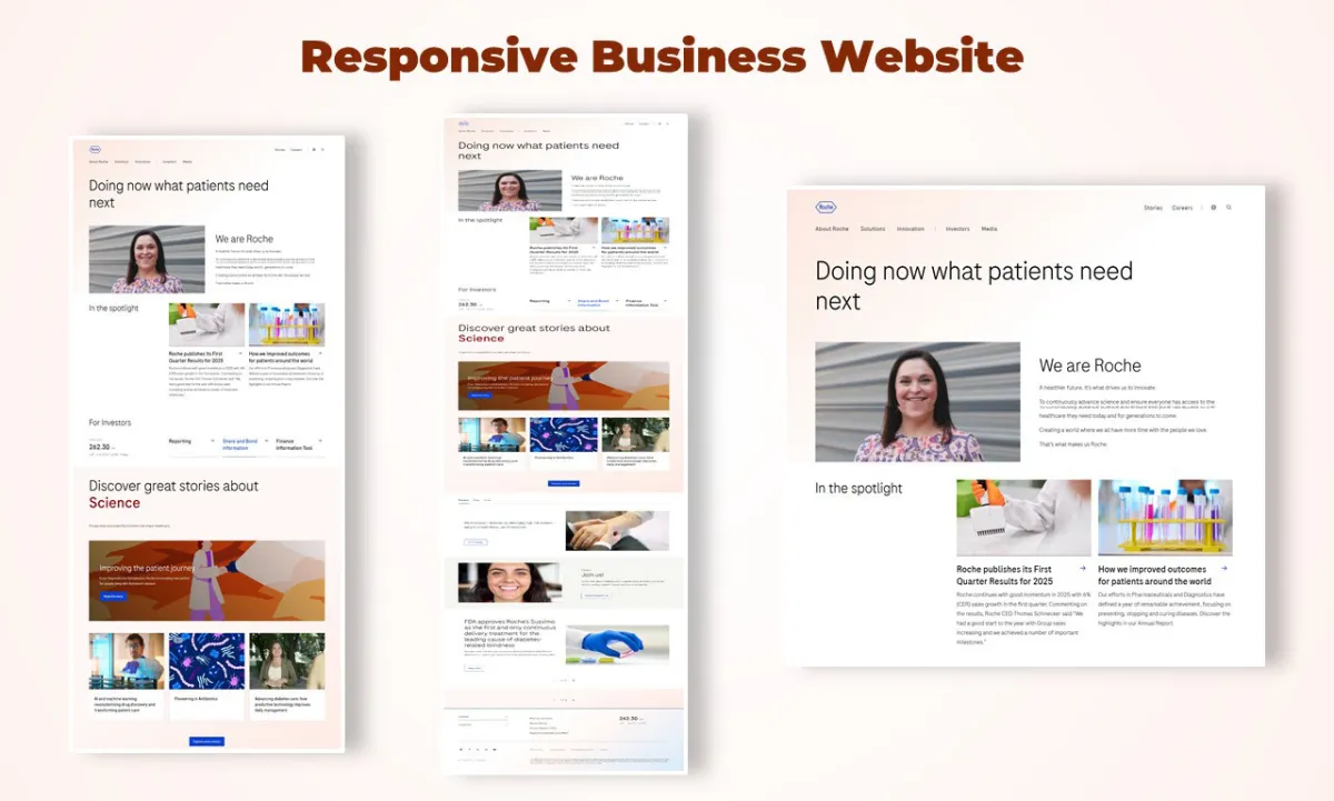 create a corporate business or consulting website for all