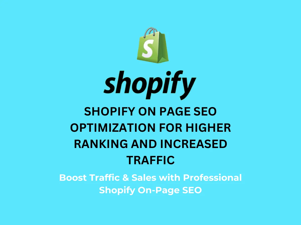 Shopify On Page SEO Optimization for Higher Rankings Increased Traffic